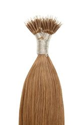 Extensii Nano-Ring Blond Inchis Cenusiu